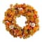 30" Autumn Pumpkin & Maple Leaf Fall Wreath
